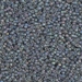 15-152FR:  HALF PACK 15/0 Matte Transparent Gray AB  Miyuki Seed Bead approx 125 grams - 15-152FR_1/2pk
