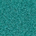 15-1555:  HALF PACK 15/0 Sparkling Dark Aqua Green Lined Crystal  Miyuki Seed Bead approx 125 grams - 15-1555_1/2pk