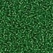 15-16:  HALF PACK 15/0 Silverlined Green  Miyuki Seed Bead approx 125 grams - 15-16_1/2pk