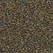 15-1981: HALF PACK 15/0 Nickel Plated AB Miyuki Seed Bead approx 50 grams - 15-1981_1/2pk