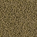 15-2032:  HALF PACK 15/0 Matte Opaque Golden Olive Luster  Miyuki Seed Bead approx 125 grams - 15-2032_1/2pk