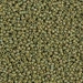 15-2033:  HALF PACK 15/0 Matte Opaque Light Olive Luster  Miyuki Seed Bead approx 125 grams - 15-2033_1/2pk
