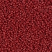 15-2040:  HALF PACK 15/0 Matte Metallic Brick Red  Miyuki Seed Bead approx 125 grams - 15-2040_1/2pk