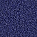 15-2075:  HALF PACK 15/0 Matte Opaque Cobalt Luster  Miyuki Seed Bead approx 125 grams - 15-2075_1/2pk