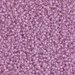 15-2201:  HALF PACK 15/0 Orchid Lined Crystal Luster  Miyuki Seed Bead approx 125 grams - 15-2201_1/2pk