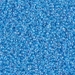 15-2205:  HALF PACK 15/0 Light Blue Lined Crystal AB  Miyuki Seed Bead approx 125 grams - 15-2205_1/2pk