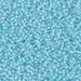 15-2207:  HALF PACK 15/0 Aqua Mist Lined Crystal Luster  Miyuki Seed Bead approx 125 grams - 15-2207_1/2pk