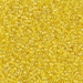 15-252:  HALF PACK 15/0 Transparent Yellow AB Miyuki Seed Bead approx 125 grams - 15-252_1/2pk