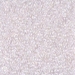 15-265:  HALF PACK 15/0 Transparent Pale Pink AB Miyuki Seed Bead approx 125 grams - 15-265_1/2pk