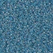 15-279:  HALF PACK 15/0 Marine Blue Lined Crystal AB  Miyuki Seed Bead approx 125 grams - 15-279_1/2pk