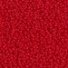 15-408F:  HALF PACK 15/0 Matte Opaque Red  Miyuki Seed Bead approx 125 grams - 15-408F_1/2pk