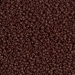 15-409:  HALF PACK 15/0 Opaque Chocolate  Miyuki Seed Bead approx 125 grams - 15-409_1/2pk