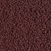 15-409F:  HALF PACK 15/0 Matte Opaque Chocolate Miyuki Seed Bead approx 125 grams - 15-409F_1/2pk