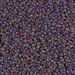 15-409FR:  HALF PACK 15/0 Matte Opaque Chocolate AB  Miyuki Seed Bead approx 125 grams - 15-409FR_1/2pk