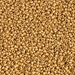 15-4202F:  HALF PACK 15/0 Duracoat Galvanized Matte Gold Miyuki Seed Bead approx 125 grams - 15-4202F_1/2pk
