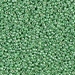 15-4214:  HALF PACK 15/0 Duracoat Galvanized Dark Mint Green Miyuki Seed Bead approx 125 grams - 15-4214_1/2pk