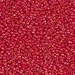 15-476:  HALF PACK 15/0 Opaque Red AB  Miyuki Seed Bead approx 125 grams - 15-476_1/2pk