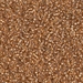 15-971: HALF PACK 15/0 Copper Lined Pale Amber Miyuki Seed Bead approx 50 grams - 15-971_1/2pk