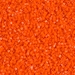 15C-406:  HALF PACK 15/0 Cut  Opaque Orange Miyuki Seed Bead approx 125 grams - 15C-406_1/2pk