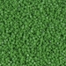 15C-411:  HALF PACK 15/0 Cut  Opaque Green Miyuki Seed Bead approx 125 grams - 15C-411_1/2pk