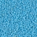 15C-413:  HALF PACK 15/0 Cut  Opaque Turquoise Blue Miyuki Seed Bead approx 125 grams - 15C-413_1/2pk