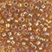 6-1004:  HALF PACK 6/0 Silverlined Dark Gold AB Miyuki Seed Bead approx 125 grams - 6-1004_1/2pk