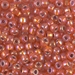 6-1008:  HALF PACK 6/0 Silverlined Orange AB Miyuki Seed Bead approx 125 grams - 6-1008_1/2pk