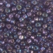 6-1024:  HALF PACK 6/0 Silverlined Amethyst AB Miyuki Seed Bead approx 125 grams - 6-1024_1/2pk