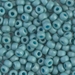 6-1251:  HALF PACK 6/0 Matte Metallic Turquoise Miyuki Seed Bead approx 125 grams - 6-1251_1/2pk