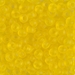 6-136F:  HALF PACK 6/0 Matte Transparent Yellow Miyuki Seed Bead approx 125 grams - 6-136F_1/2pk