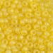 6-136FR:  HALF PACK 6/0 Matte Transparent Yellow AB Miyuki Seed Bead approx 125 grams - 6-136FR_1/2pk