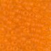 6-138F:  HALF PACK 6/0 Matte Transparent Orange Miyuki Seed Bead approx 125 grams - 6-138F_1/2pk