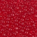 6-140D:  HALF PACK 6/0 Transparent Dark Red Orange Miyuki Seed Bead approx 125 grams - 6-140D_1/2pk