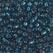 6-1425:  HALF PACK 6/0 Dyed Silverlined Blue Zircon  Miyuki Seed Bead approx 125 grams - 6-1425_1/2pk