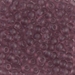 6-142F:  HALF PACK 6/0 Matte Transparent Smoky Amethyst Miyuki Seed Bead approx 125 grams - 6-142F_1/2pk