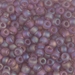 6-142FR:  HALF PACK 6/0 Matte Transparent Smoky Amethyst AB  Miyuki Seed Bead approx 125 grams - 6-142FR_1/2pk