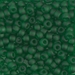 6-146F:  HALF PACK 6/0 Matte Transparent Green  Miyuki Seed Bead approx 125 grams - 6-146F_1/2pk