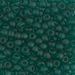6-147F:  HALF PACK 6/0 Matte Transparent Emerald Miyuki Seed Bead approx 125 grams - 6-147F_1/2pk