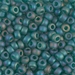 6-147FR:  HALF PACK 6/0 Matte Transparent Emerald AB  Miyuki Seed Bead approx 125 grams - 6-147FR_1/2pk