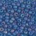 6-149FR:  HALF PACK 6/0 Matte Transparent Capri Blue AB  Miyuki Seed Bead approx 125 grams - 6-149FR_1/2pk