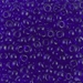 6-151:  HALF PACK 6/0 Transparent Cobalt Miyuki Seed Bead approx 125 grams - 6-151_1/2pk