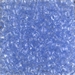 6-159L:  HALF PACK 6/0 Transparent Light Cornflower Blue  Miyuki Seed Bead approx 125 grams - 6-159L_1/2pk