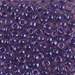 6-1835:  HALF PACK 6/0 Dark Violet Lined Amethyst Miyuki Seed Bead approx 125 grams - 6-1835_1/2pk