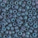 6-2030:  HALF PACK 6/0 Matte Metallic Steel Blue Luster  Miyuki Seed Bead approx 125 grams - 6-2030_1/2pk