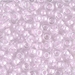 6-207:  HALF PACK 6/0 Pink Lined Crystal Miyuki Seed Bead approx 125 grams - 6-207_1/2pk