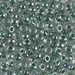 6-217:  HALF PACK 6/0 Forest Green Lined Crystal Miyuki Seed Bead approx 125 grams - 6-217_1/2pk
