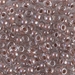6-224:  HALF PACK 6/0 Cocoa Lined Crystal  Miyuki Seed Bead approx 125 grams - 6-224_1/2pk