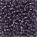6-24:  HALF PACK 6/0 Silverlined Amethyst Miyuki Seed Bead approx 125 grams - 6-24_1/2pk
