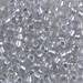 6-242:  HALF PACK 6/0 Sparkling Pewter Lined Crystal Miyuki Seed Bead approx 125 grams - 6-242_1/2pk