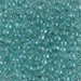 6-2445:  HALF PACK 6/0 Transparent Sea Foam Luster  Miyuki Seed Bead approx 125 grams - 6-2445_1/2pk